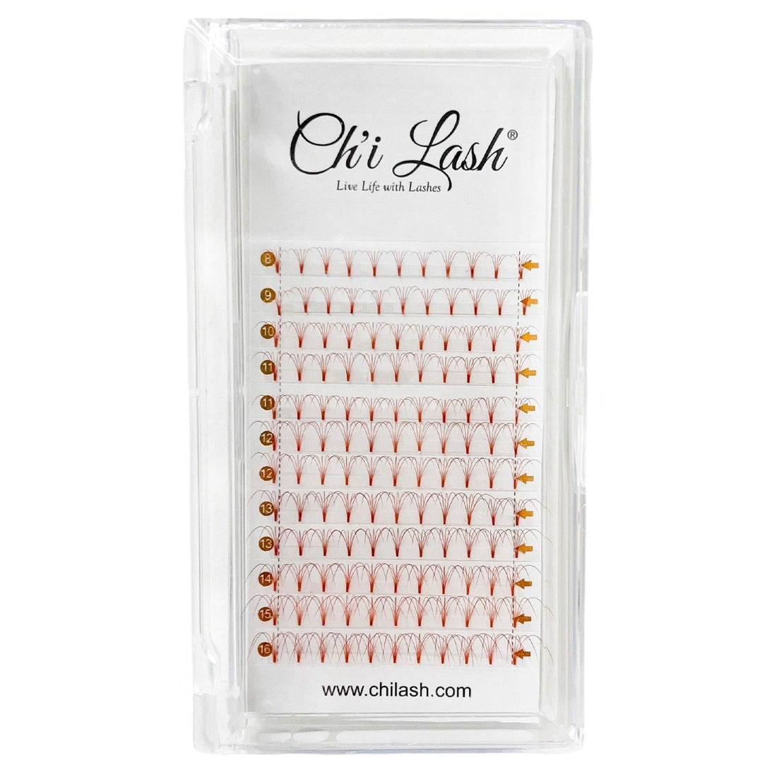 5D .07 Red Brown Lashes