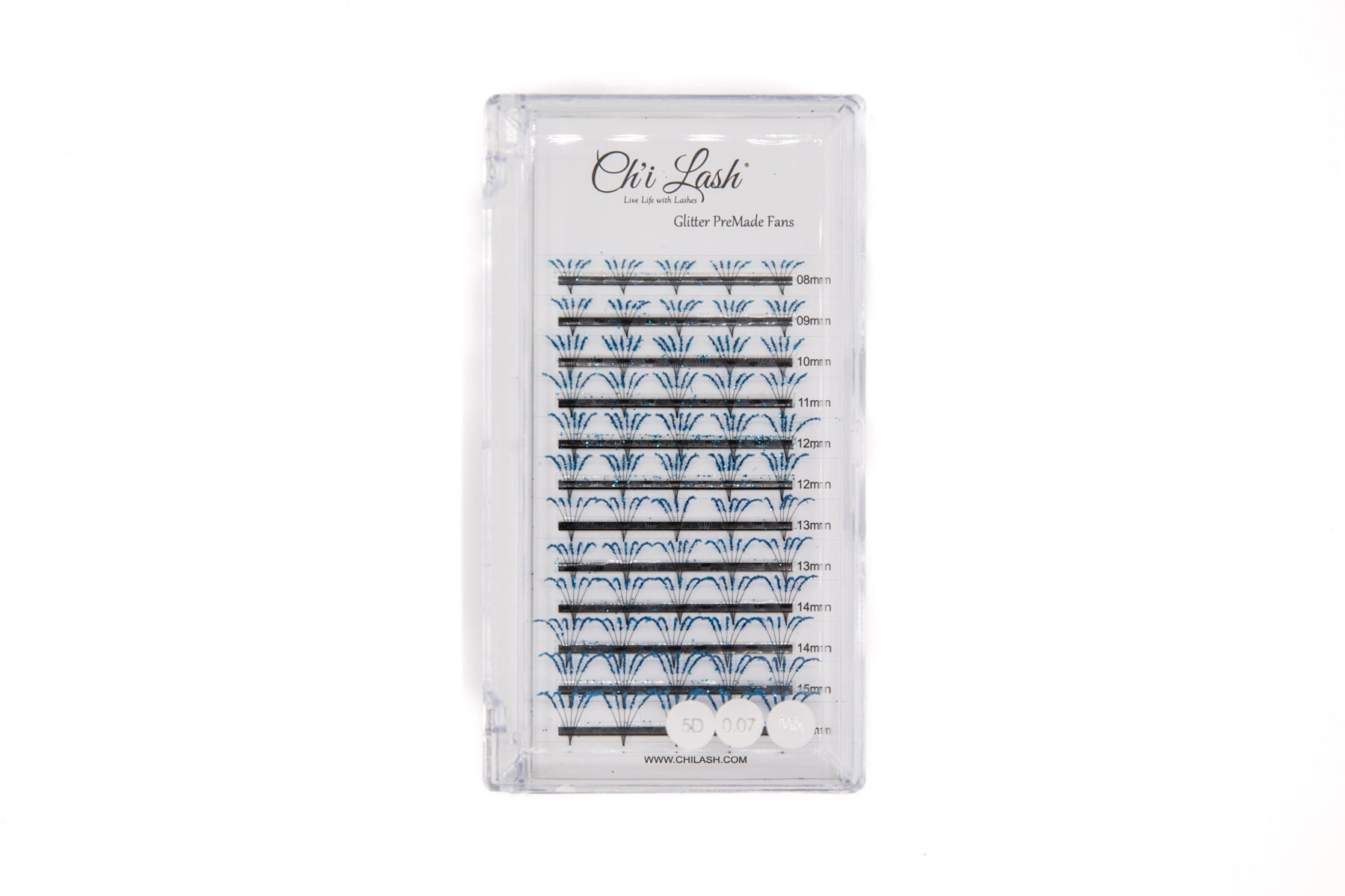5D .07 Pre-Made Glitter Volume Fans