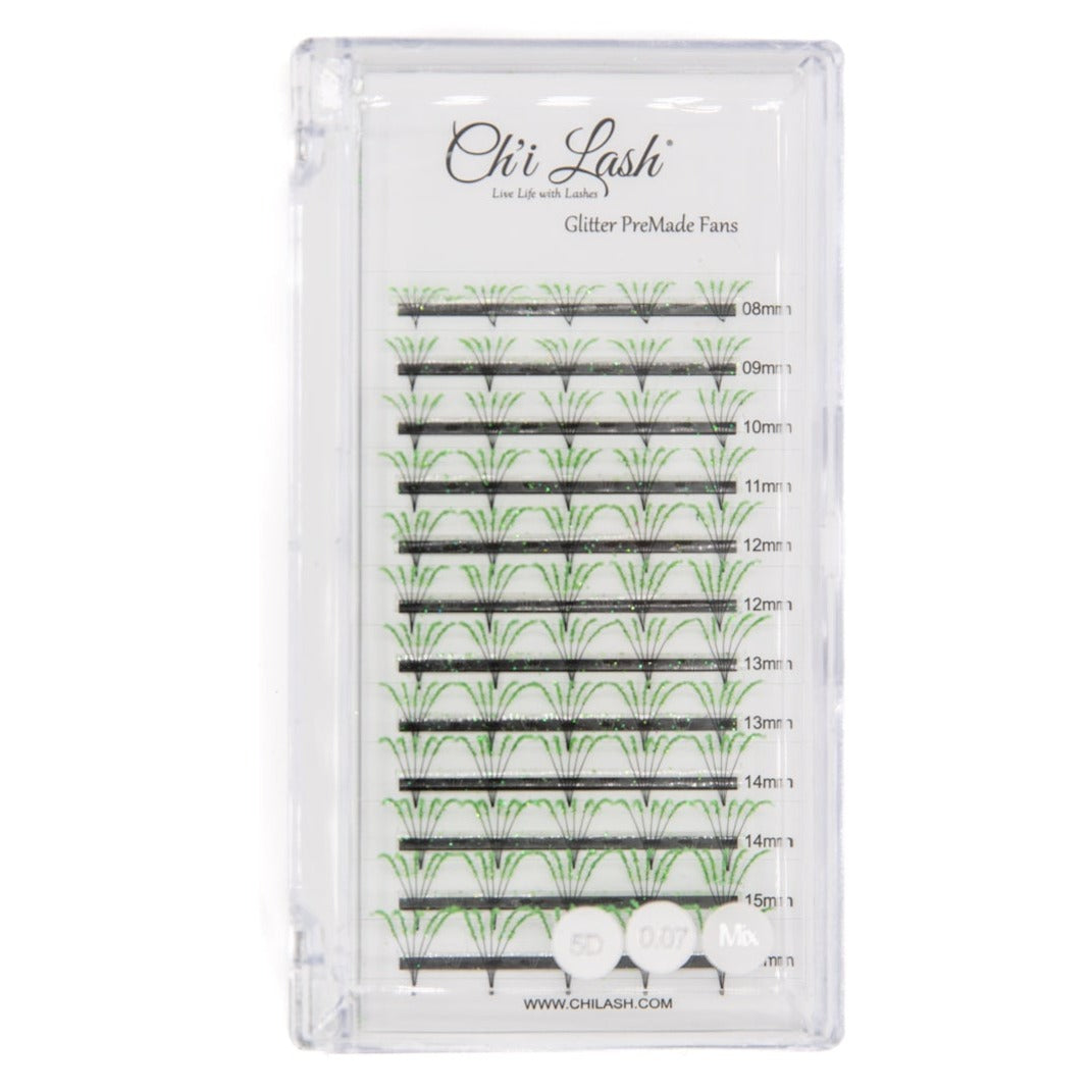 5D .07 Pre-Made Glitter Volume Fans