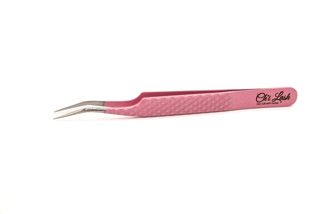 CL-12 Pink Glitter Tweezer