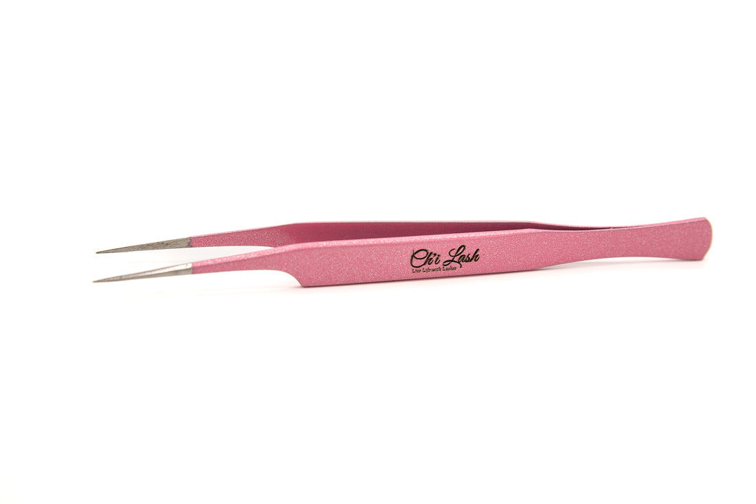 CL-13 Pink Glitter Tweezer