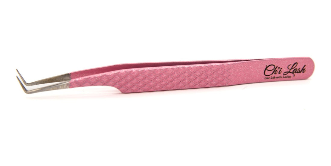 CL-14 Pink Glitter Tweezer